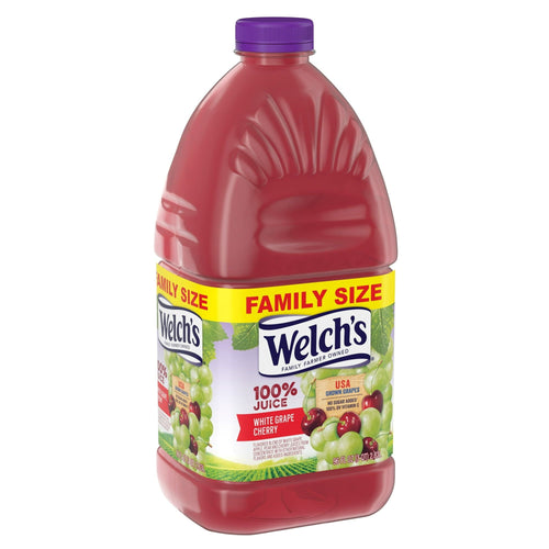 Welch's 100% Juice, White Grape Cherry, 96 fl oz Bottle EasyOptionXY LLC