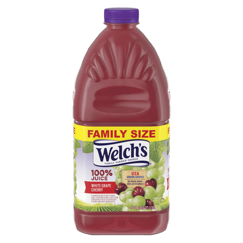 Welch's 100% Juice, White Grape Cherry, 96 fl oz Bottle EasyOptionXY LLC