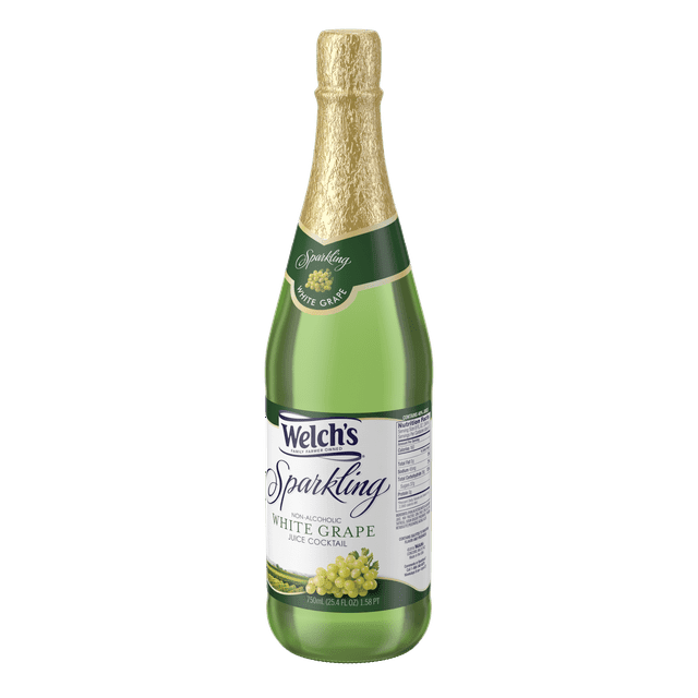 Welch's Non-Alcoholic Sparkling Juice Cocktail, White Grape, 25.4 fl oz Bottle EasyOptionXY LLC