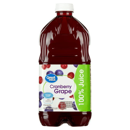 Great Value Cranberry Grape 100% Juice, 64 fl oz EasyOptionXY LLC