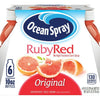 Ocean Spray Ruby Red Grapefruit Juice Drink, 10 fl oz, 6 Count EasyOptionXY LLC