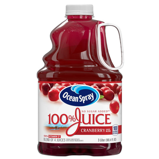 Ocean Spray 100% Juice, Cranberry, 101.4 fl oz EasyOptionXY LLC