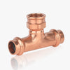 1/2" x 1/2" x 1/2" Copper Press x Press x Female Thread Tee (Lead Free)