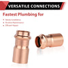 3/4" Copper Press Extended Coupling (Lead Free) Plumbingsell
