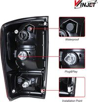 Winjet 2016-2023 Toyota Tacoma OEM Replacement Tail Lights - Chrome/Red OffRoadUSA.com