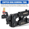 1/2" & 3/4" Pex Crimping Tool with Copper Ring Decrimper, Cutter Plumbingsell