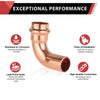 3/4" Press Copper Street Elbow (Lead Free) Plumbingsell