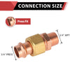3/4" Press Copper Union x Male (Lead Free)