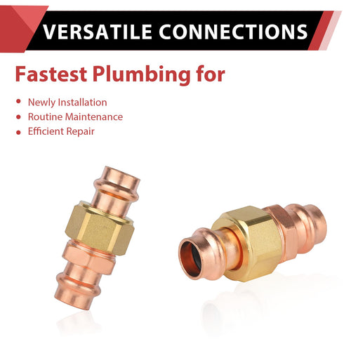 1/2" Press Copper Union (Lead Free) Plumbingsell
