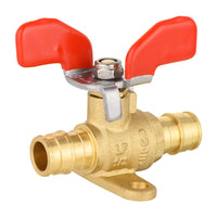 1/2" PEX-A Expansion Butterfly Valve W/Drop Ear, Red (Lead Free) Plumbingsell
