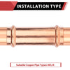 1/2" Press Copper Extended Coupling (Lead Free) Plumbingsell