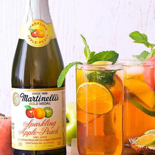 Martinelli's Gold Medal Sparkling Apple-Peach Cider with 100% Pure Juice, 25.4 fl oz EasyOptionXY LLC