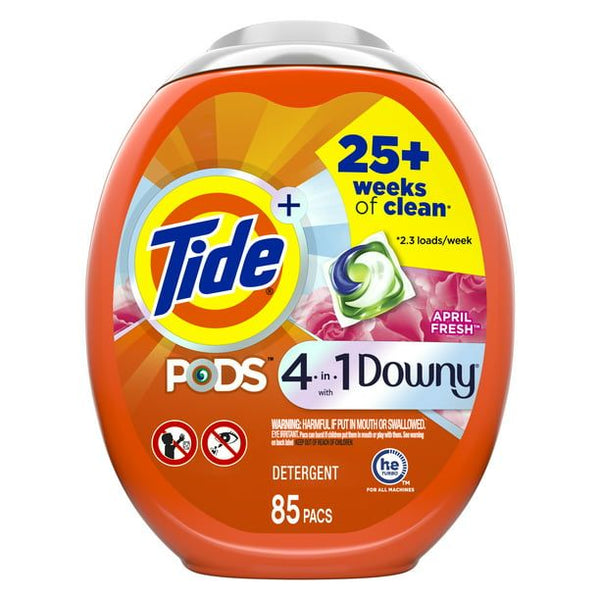 Tide Pods with Downy Laundry Detergent Pacs April Fresh 85 Ct EasyOptionXY LLC