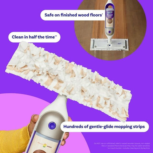 Swiffer Power Mop Wood Mopping Head Scrubbing Strips Refills, 5 Count EasyOptionXY LLC