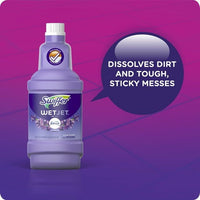 Swiffer WetJet Liquid Floor Cleaner, Lavender Vanilla & Comfort, 1.25 Liter (2 Pack) EasyOptionXY LLC