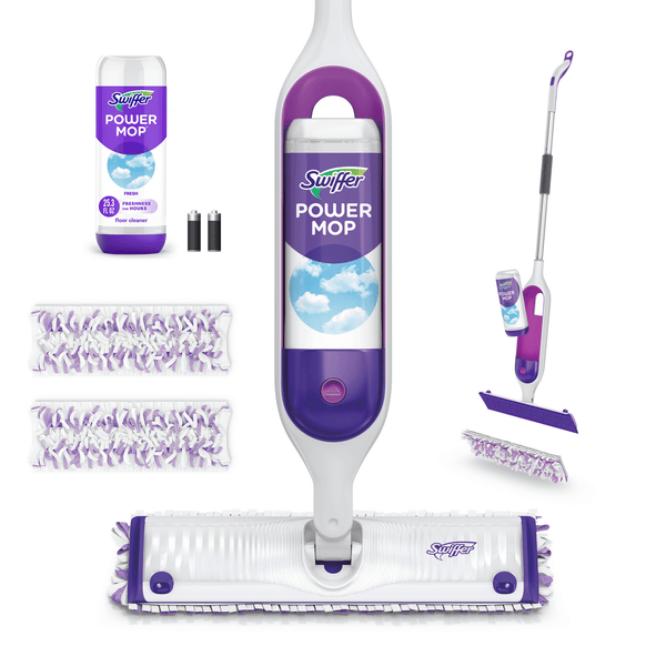 Swiffer PowerMop Multi-Surface Mop Kit for Floor Cleaning, Fresh Scent EasyOptionXY LLC