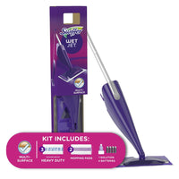 Swiffer WetJet Mop Starter Kit (Spray Mop, 5 Pads, Cleaning Solution) EasyOptionXY LLC