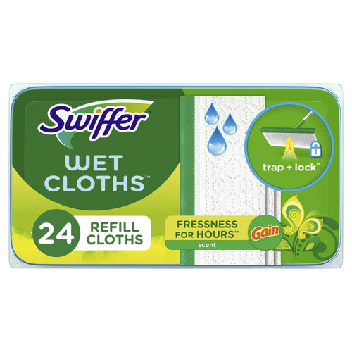 Swiffer Sweeper Wet Mopping Cloths, Gain Original, 24 Count EasyOptionXY LLC