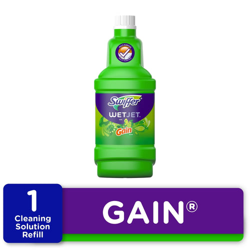 Swiffer WetJet Spray Mop Floor Cleaner Refill with Gain Scent, 42.2 fl oz EasyOptionXY LLC