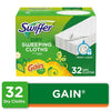 Swiffer Sweeper Dry Sweeping Pad Floor Cleaner Refills for Dust Mop, Gain, 32 Count EasyOptionXY LLC
