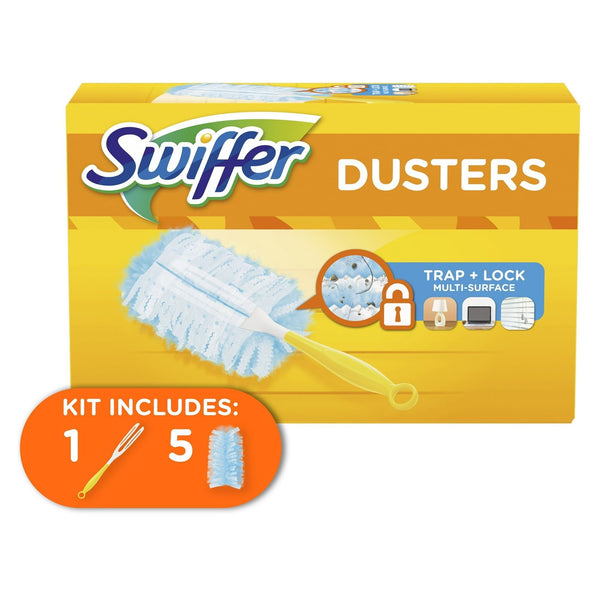 Swiffer Dusters Dusting Kit Multi-Color (1 Handle, 5 Dusters) EasyOptionXY LLC