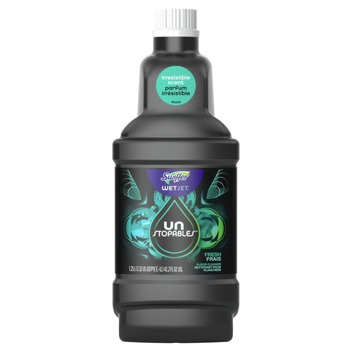 Swiffer WetJet Multi-Surface Floor Solution Refill, Unstopables Fresh, 42.2 fl oz EasyOptionXY LLC