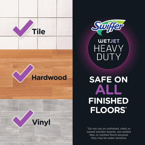Swiffer WetJet Multi-Surface Floor Solution Refill, Unstopables Fresh, 42.2 fl oz EasyOptionXY LLC