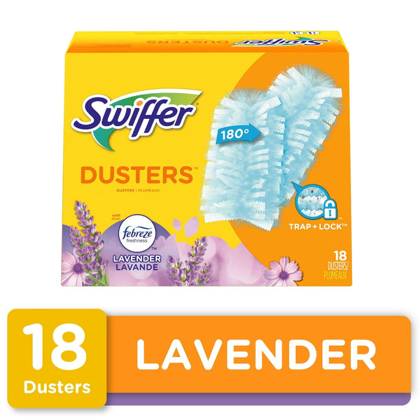 Swiffer Duster Refills, Lasting Freshness, Lavender Scent, 18 Count EasyOptionXY LLC