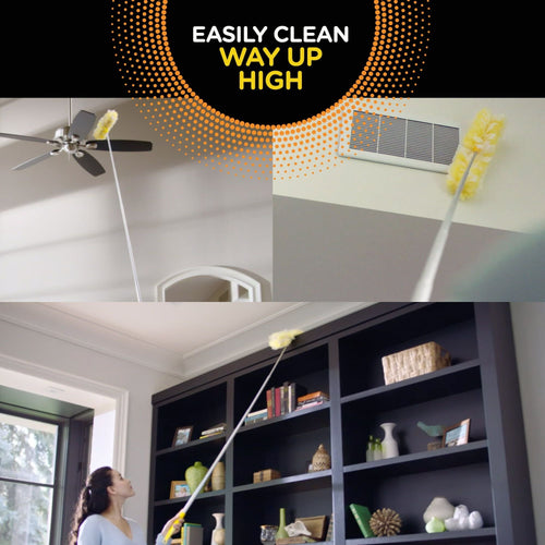 Swiffer Dusters Heavy Duty Super Extendable Handle Dusting Kit, 1 6Ft. Handle, 4 Dusters EasyOptionXY LLC