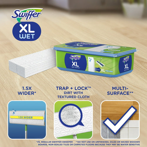 Swiffer Sweeper XL Wet Pad Refills, Open Window Fresh, 12 Count EasyOptionXY LLC