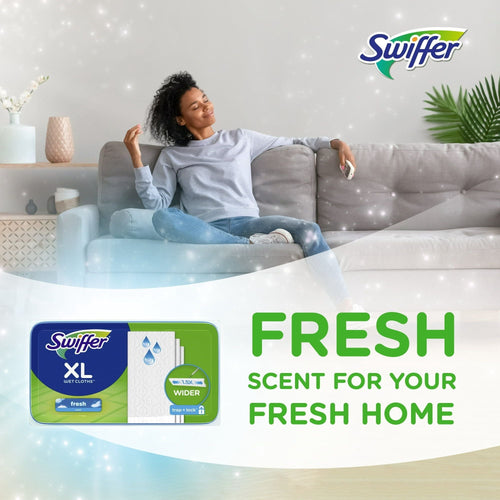 Swiffer Sweeper XL Wet Pad Refills, Open Window Fresh, 12 Count EasyOptionXY LLC