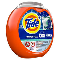 Tide Ultra OXI Power PODS with Odor Eliminators Laundry Detergent Pacs, 25 Count EasyOptionXY LLC