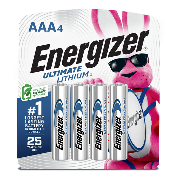 Energizer Ultimate Lithium AAA Batteries (4 Pack), Triple A Batteries EasyOptionXY LLC