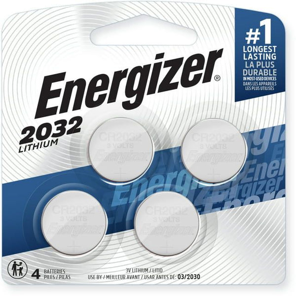 Energizer 2032 Batteries (4 Pack), 3V Lithium Coin Batteries EasyOptionXY LLC
