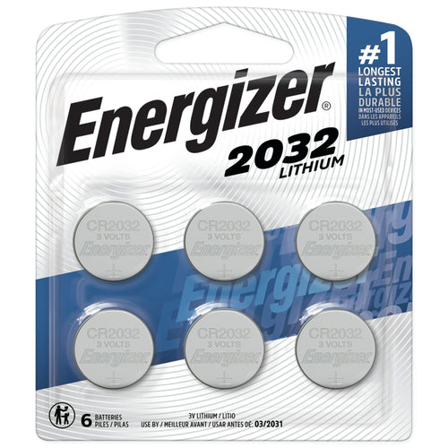 Energizer 2032 Batteries (6 Pack), 3V Lithium Coin Batteries EasyOptionXY LLC