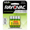 Rayovac Rechargeable AAA Batteries (4 Pack), Triple A Batteries EasyOptionXY LLC