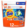 Tide PODS Ultra Oxi Liquid Laundry Detergent Pacs; 12 Count EasyOptionXY LLC