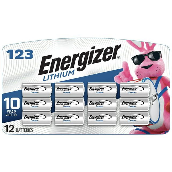 Energizer 123 Lithium Batteries (12 Pack), 3V Photo Batteries EasyOptionXY LLC
