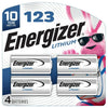 Energizer 123 Lithium Batteries (4 Pack), 3V Photo Batteries EasyOptionXY LLC