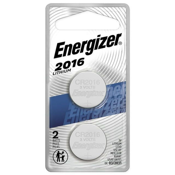 Energizer 2016 Batteries (2 Pack), 3V Lithium Coin Batteries EasyOptionXY LLC