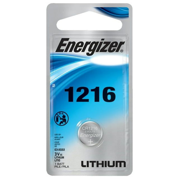 Energizer 1216 Lithium Coin Battery, 1 Pack EasyOptionXY LLC