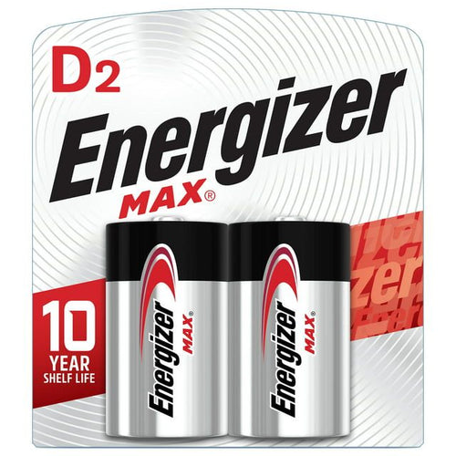 Energizer MAX D Batteries (2 Pack), D Cell Alkaline Batteries EasyOptionXY LLC