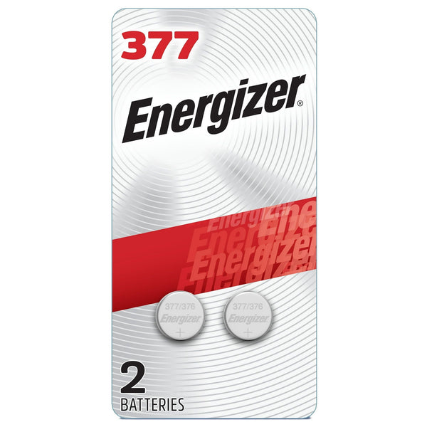 Energizer 377 Silver Oxide Button Battery (2 Pack) EasyOptionXY LLC