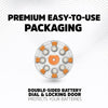 Energizer Hearing Aid Batteries Size 13, Orange Tab, 8 Pack EasyOptionXY LLC