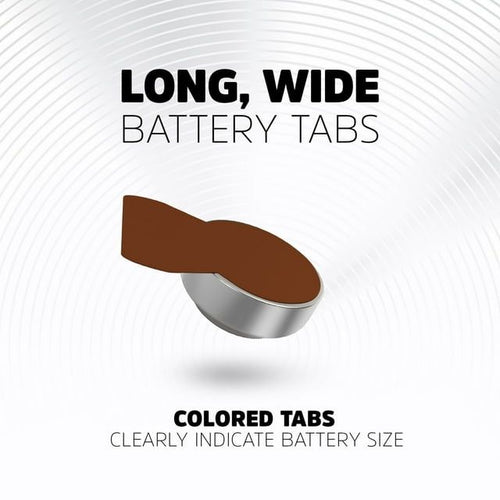 Energizer Hearing Aid Batteries Size 312, Brown Tab, 16 Pack EasyOptionXY LLC