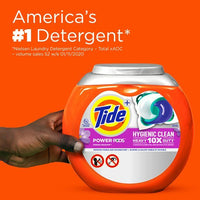 Tide Hygienic Clean Heavy 10x Duty Power PODS Laundry Detergent Pacs; Spring Meadow 63 count EasyOptionXY LLC