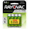 Rayovac Rechargeable AA Batteries (4 Pack), NiMH Double A Batteries EasyOptionXY LLC
