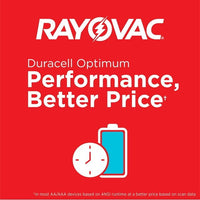 Rayovac Fusion AAA Batteries (6 Pack), Triple A Alkaline Batteries EasyOptionXY LLC