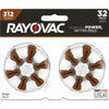 Rayovac Size 312 Hearing Aid Batteries (32 Pack), Size 312 Batteries EasyOptionXY LLC