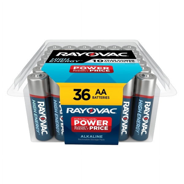Rayovac High Energy AA Batteries (36 Pack), Double A Batteries EasyOptionXY LLC